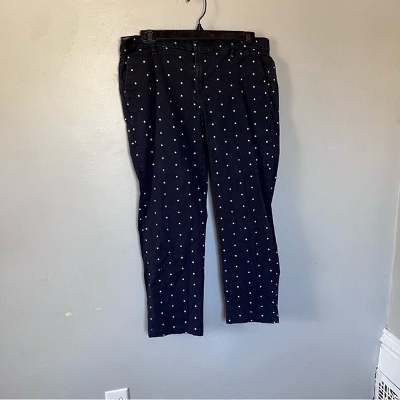 Tommy Hilfiger Pants Hampton Navy Blue Stars Print Stretch Slim Chino Medium 8 - Picture 5 of 15